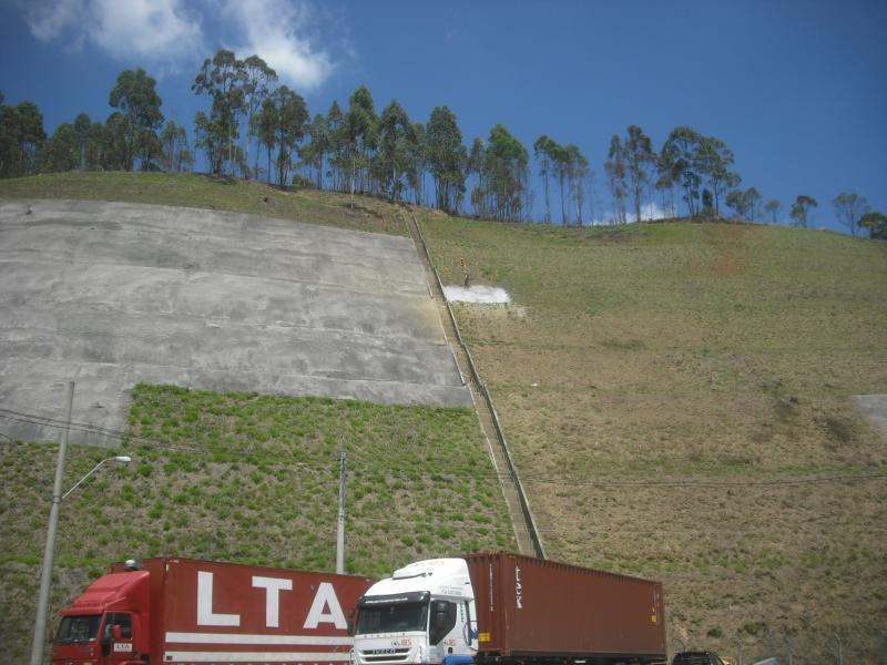 Concreto projetado em taludes