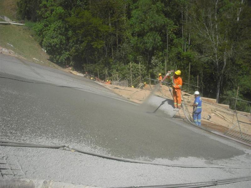 Concreto projetado preço